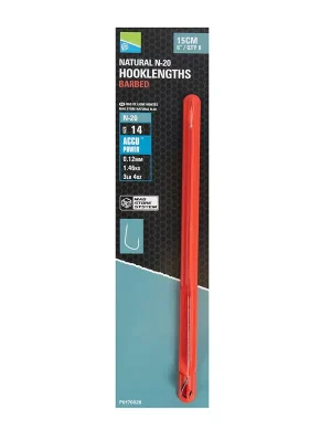 Preston Natural N20 Mag Store Rig Monofil Předvázaný Háček Velikost 16 Akční Nabídka