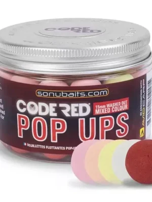 Sonubaits Code Red Pop Ups - 15mm smíšená pop up nástraha na háček Pouze Dnes