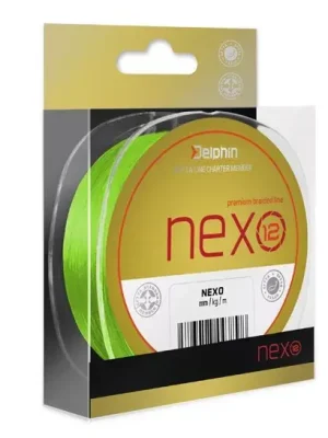 Odeslání Ihned Delphin NEXO 12 / fluo zelená 0,10mm 15lbs 130m pletená hlavní šňůra