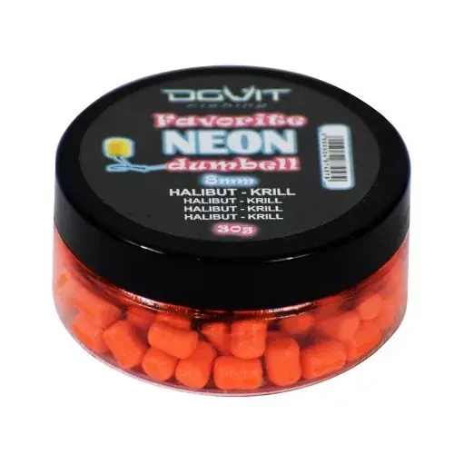 Favorite dumbell Neon 8mm - Halibut krill Speciální Cena