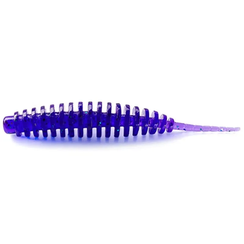 FISHUP Tanta 2,54cm (12pcs.), #060 - Dark Violet/Peacock & Silver Plastová nástraha Časově Omezené