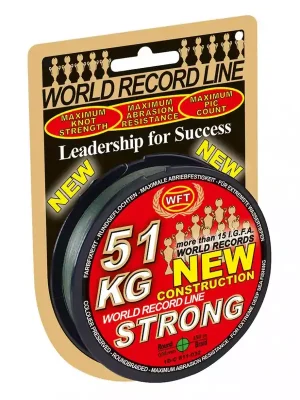PLETENÁ ŠŇŮRA WFT NOVÁ ZELENÁ 32KG 0,22mm 300m - Hlavní šňůra - Pletená šňůra Originální
