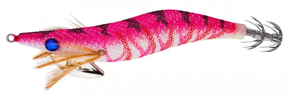 Top Prodej Sunset - SUNSQUID BAD GAMBAS SINKING 6,5CM FIRE PINK - Squid Jig