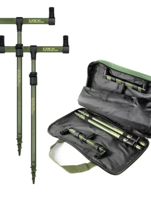 Koupit Online CARP ACADEMY Sada držáků prutů Black Carp 2ks 40-60cm/25cm Sada bodáků