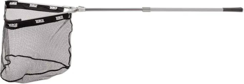 Zebco V: 2,00m Metal Power Podběrák D: 60cm Š: 60cm 6x6mm 2 - Rukojeť podběráku se sítí Tovární Cena