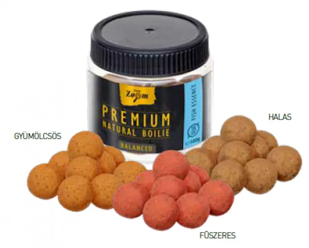 Carp Zoom CZ Premium Natural Boilie nástraha na háček, 18 mm, rybí, 120 g Cenová Bomba