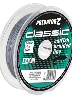 Speciální Cena Predator Z PZ Classic sumcová šňůra, o 0,60 mm, 100 m, 60 kg, tmavě šedá