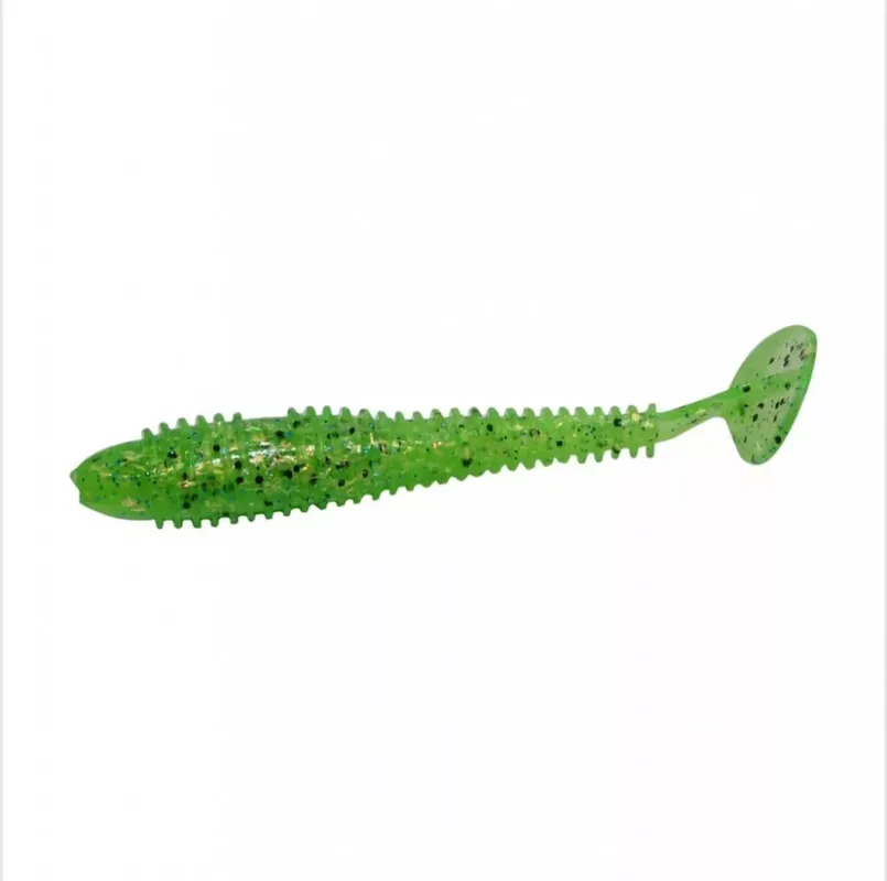 Akční Cena Predator Z PZ Ribbed Killer gumová nástraha s rybí příchutí, 9,5 cm, světle zelená, 5 ks