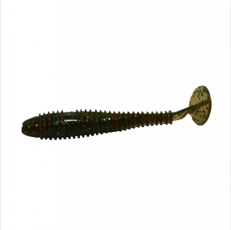 Predator Z PZ Ribbed Killer gumová nástraha s rybí příchutí, 9,5 cm, tmavě zelená, 5 ks Vrácení Zdarma