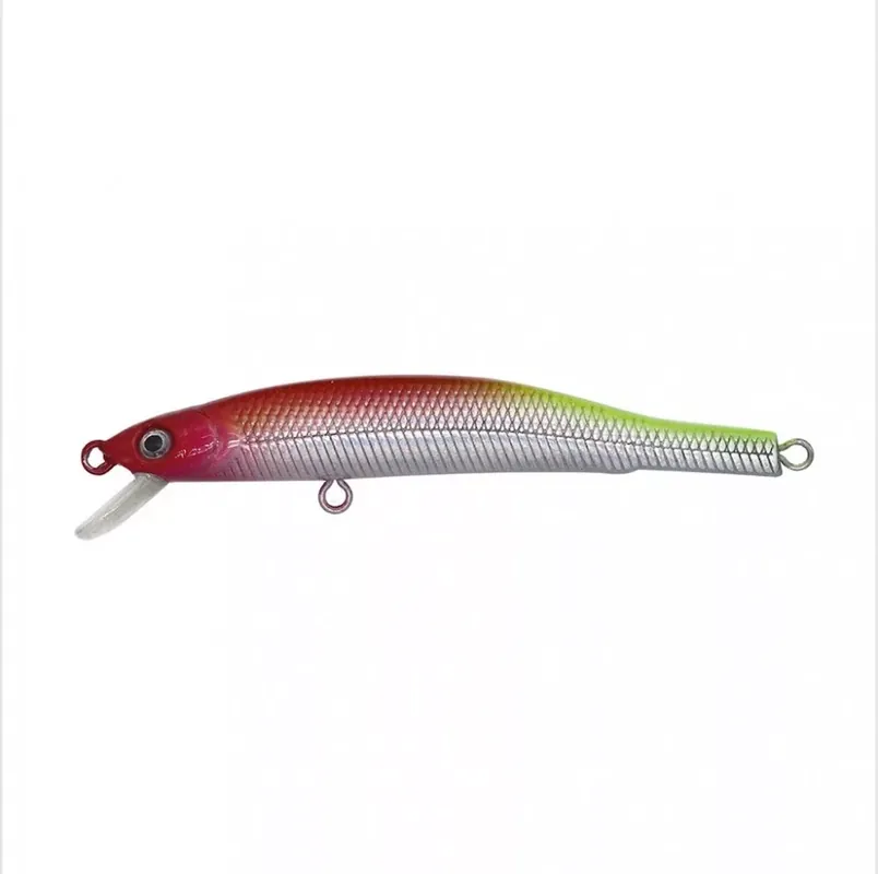 Bezpečná Platba Predator Z PZ Hard Minnow wobbler, 8,5 cm, 4,5 g, červený, zelený, stříbrný, plovoucí