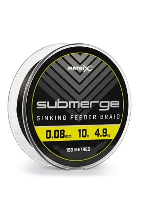 Matrix Submerge Braid Pletená šňůra 0.10mm 13lb 6.1kg 150m Víkendová Akce