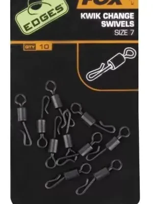 Vysoce Kvalitní Fox EDGES™ Kwik Change Inline Swivel - Size 7 Rychloobratlík