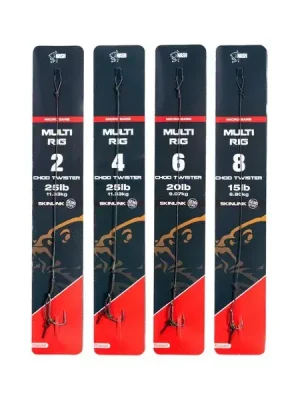 Nash Multi Rig Velikost 6 Mikro protihrot Předvázaný háček Háček s protihrotem, Háček s očkem Oblíbený