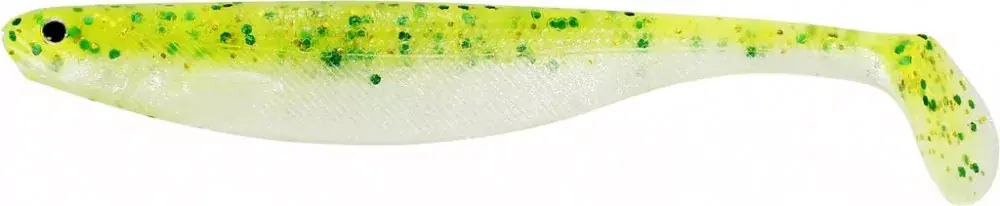Nejlepší Cena Westin ShadTeez Slim 10cm 6g Sparkling Chartreuse Plastová nástraha