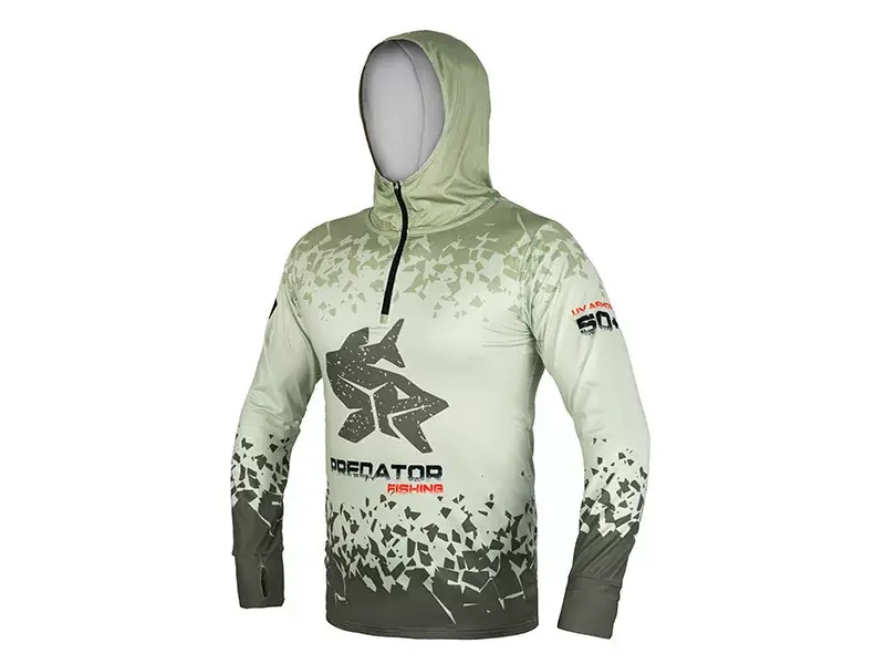 Přímo Od Výrobce Delphin UV Armor 50+ Predator Mikina s kapucí dlouhý rukáv M