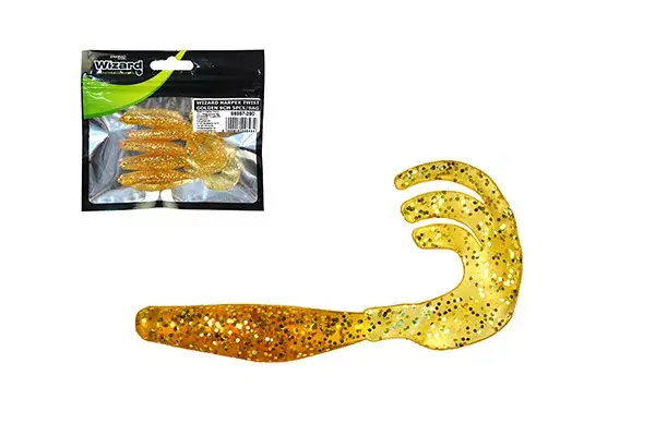 Wizard Harpex Twist Double Evo Golden 9cm Twister 5ks Hit Sezóny