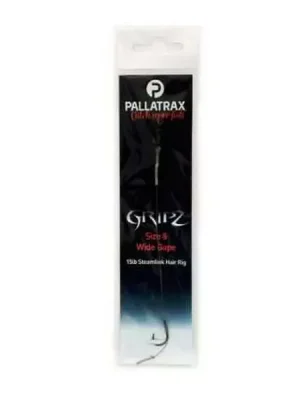Akční Nabídka Pallatrax Gripz Wide Gape Hair Rigs 6 15Lb Fluoro Předvázaný háček