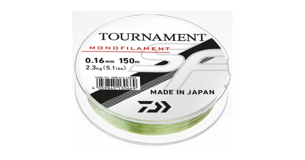 Daiwa Vlasec Tournament SF Green 150m 0,16mm 2,3kg Nová Kolekce