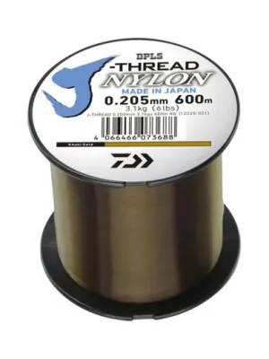 Autentický Daiwa Vlasec J-Thread Khaki Gold 600m 0,370mm 10,1kg