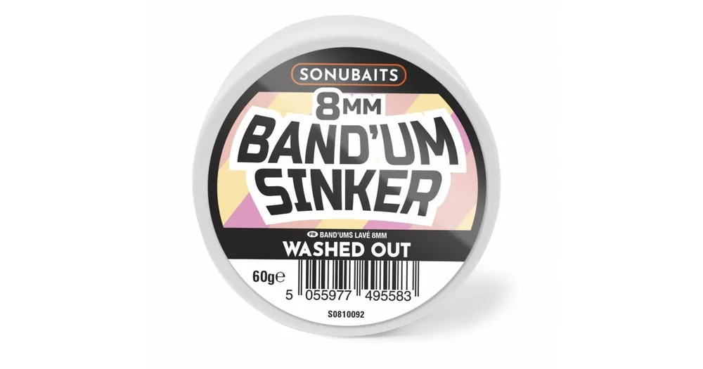 Sonubaits Dumbells Band'Um Sinkers Washed Out 60g 8mm Nejlepší Volba