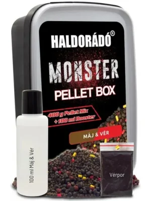 Haldorádó Pelety Monster Pellet Box 400g 2mm Játra-Krev Nová Kolekce