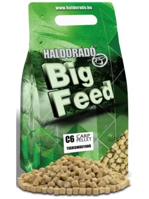 Haldorádó Pelety Big Feed C6 Pellet 2kg 6mm Tygří ořechy Rychlé Dodání