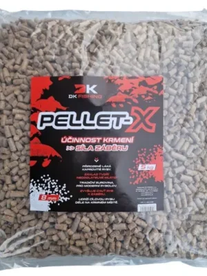 DK FISHING Pelety z mláta PELLET-X 5kg 8mm Must-Have