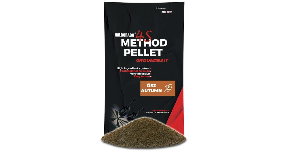 Kup Teď Haldorádó Vnadící směs 4S Method Pellet Groundbait Podzim 400g