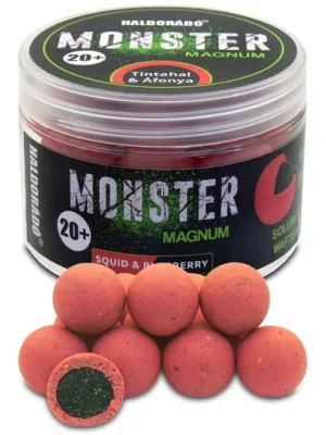 Cenově Výhodný Haldorádó Pop-Up Boilies Monster Magnum 80g 20mm Chobotnice a borůvka