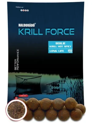 Haldorádó Boilies Krill Force Long Life 700g 20mm Krill Hot Spicy Výprodej