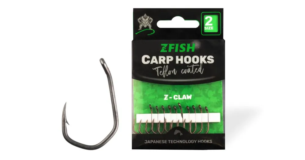Expresní Doručení Zfish Teflonové Háčky Z-Claw Velikost 8 10ks