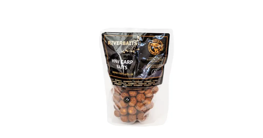 Cenová Bomba Riverbaits Boilies HNV Mango Habanero 1kg 20mm