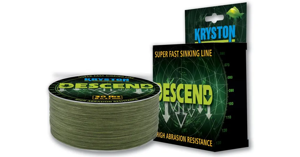 Víkendová Akce Kryston Šňůra Descend potápivá Zelená 600m 0,23mm 20lb