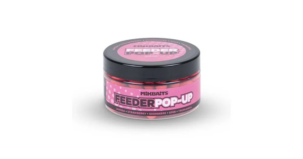 Sleva Mikbaits Pop-Up Feeder Jahoda 8+12mm 100ml