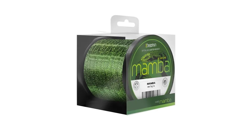 Delphin Vlasec MAMBA Carp Kamufláž 1200m 0,32mm 7,4kg Nejprodávanější