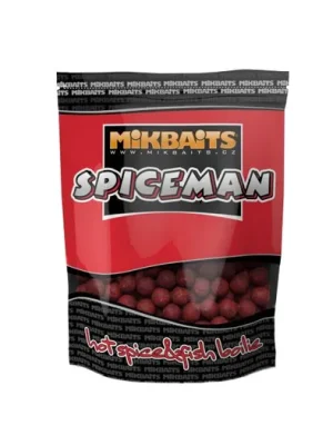 Akce Mikbaits Boilies Spiceman Kořeněná játra 1kg