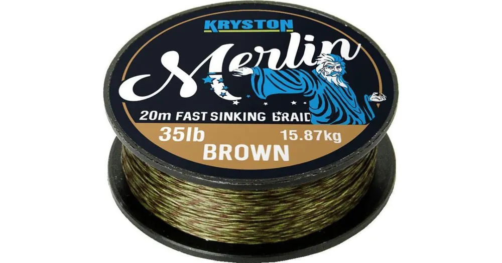 Speciální Cena Kryston Šňůrka Merlin Fast Sinking Braid Písková 20m