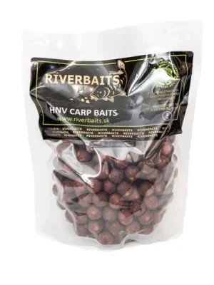 Originální Riverbaits Boilies HNV Pikantní borůvka 1kg