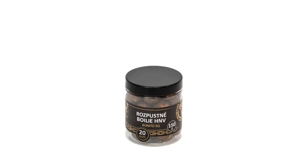 Riverbaits Rozpustné boilies Bonito SQ 150g Výhodná Nabídka