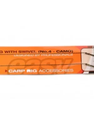 Značkový Mivardi Návazec Classic Boilie Rig EASY with swivel Velikost 1 Camo