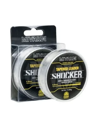 Expresní Doručení Mivardi Ujímaný vlasec Shocker Tapered Leader 5x12m 0,28-0,47mm
