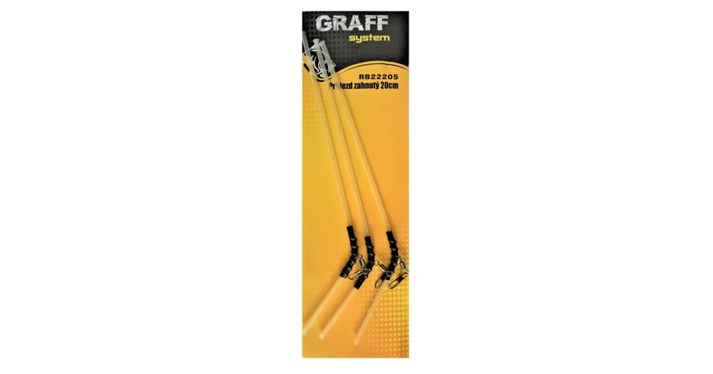 Graff Průjezd zahnutý 20cm 3ks Transparentní Sleva