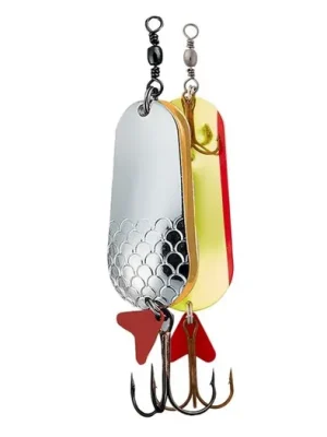 Cenová Bomba Effzett Třpytka Twin Spoon 6,5cm 30g Silver/Gold