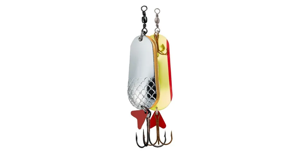 Cenová Bomba Effzett Třpytka Twin Spoon 6,5cm 30g Silver/Gold
