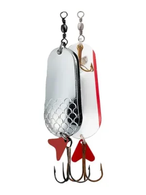 Nejlepší Volba Effzett Třpytka Twin Spoon 8cm 45g Silver/Silver