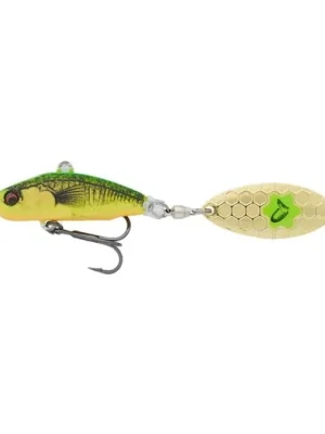 Cenový Hit Savage Gear Wobler 3D Sticklebait Tailspin 8cm 18g Sinking Firetiger