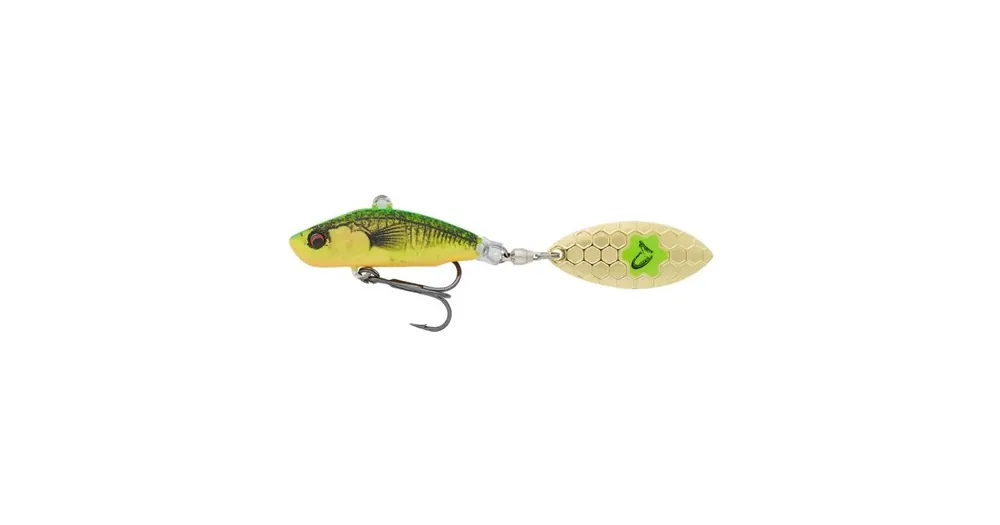 Cenový Hit Savage Gear Wobler 3D Sticklebait Tailspin 8cm 18g Sinking Firetiger
