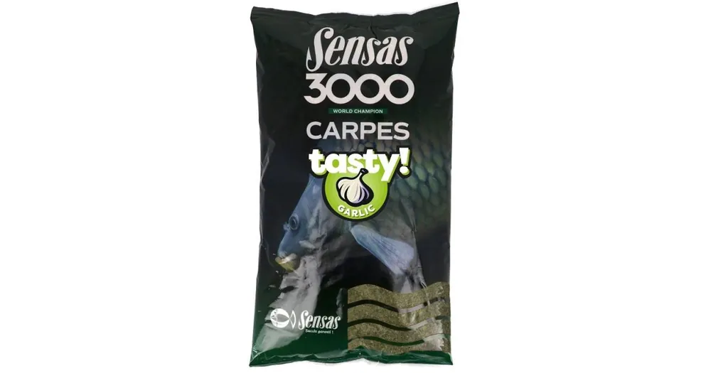 Novinka Sensas Vnadící směs 3000 Carp Tasty Garlic 1kg