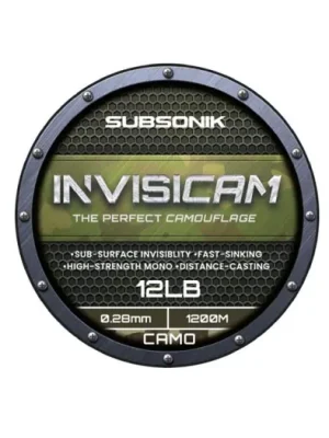 Odeslání Ihned Sonik Vlasec Subsonik Invisicam 1200m 0,35mm 18lb
