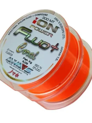 Oblíbený AWA-S Vlasec Ion Power Fluo+ Coral 2x300m 0,234mm 7,1kg